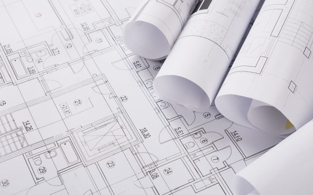 An image showing architectural plans.