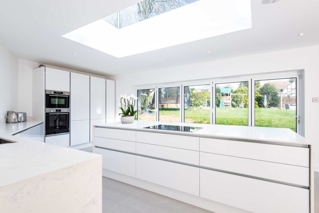 Completed kitchen renovation designed by an Architectural Designer